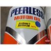 Image 8 : OIL TINS (2): - B/A PEERLESS MOTOR OIL - B/A DIESELUBE S-3 MOTOR OIL (6-1/2"H x 4"Dia) (SEE PICS!)