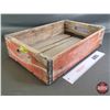 Image 1 : Coca-Cola Wood Bottle Crate Tray (4-3/4"H x 18"W x 12"D) (SEE PICS!)