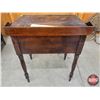 Image 6 : Antique Wooden School Desk w/Flip Top (32"H x 24"W x 18-12"D) (SEE PICS!)