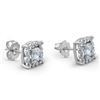 Image 2 : 1.40 ct. Natural Round Diamond Studs in 14K White Gold (F-G, VS)