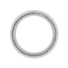 Image 3 : 3.50 ct. Natural Fancy Yellow Princess Cut Diamonds Eternity Band In Platinum