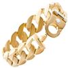 Image 2 : Men's Curb Link Bracelet in 14k Yellow Gold 20.0 MM (147 Grams)