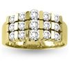 Image 1 : 1.00 ct. Natural Round Diamonds Wedding Band in 14K Yellow Gold