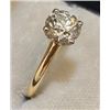 Image 2 : 2.58 ct. Natural Round Diamond Solitaire Ring in 14k Yellow Gold