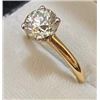 Image 3 : 2.58 ct. Natural Round Diamond Solitaire Ring in 14k Yellow Gold
