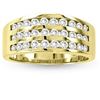 Image 1 : 0.75 ct. Natural Round Diamond Channel Set Wedding Band in 14K Yellow Gold