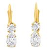 Image 1 : 1.00 ct. Natural Diamonds Hoop Earrings in 14k Yellow Gold