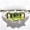 Image 1 : SILVER PERIDOT(1.75CT) RHODIUM PLATED RING