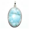 Image 1 : SILVER LARIMAR(21.6CT) HAND MADE PENDANT