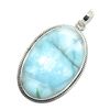 Image 3 : SILVER LARIMAR(21.6CT) HAND MADE PENDANT