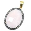 Image 3 : SILVER PINK OPAL CZ(11.7CT) RHODIUM PLATED PENDANT