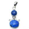 Image 1 : SILVER LAPIS LAZULI(7.2CT) HAND MADE PENDANT