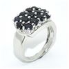 Image 3 : SILVER BLUE SAPPHIRE(2.75CT) RHODIUM PLATED RING