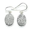 Image 1 : SILVER SILVER DRUZY(11.9CT) HAND MADE EARRINGS
