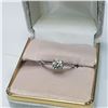 Image 5 : 10K WHITE GOLD LAB DIAMOND(0.76CT) NATURAL(0.05CT)