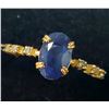 Image 2 : 10K YELLOW GOLD CEYLON SAPPHIRE(1.2CT) 1.36G