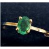 Image 2 : 10K YELLOW GOLD EMERALD(0.5CT) 1.5G RING (~SIZE 7)