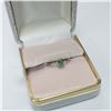 Image 4 : 10K YELLOW GOLD EMERALD(0.5CT) 1.5G RING (~SIZE 7)