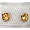 Image 2 : 10K YELLOW GOLD CITRINE(1CT) EARRINGS