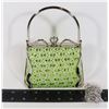 Image 1 : NEW LIME SPARKLE LACE AND METAL EVENING BAG