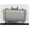 Image 1 : JESSICA MCCLINTOCK SILVER COLOUR CLUTCH PURSE
