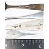 Image 2 : 4 STAMPED STERLING SILVER SPOONS, ONE IS BIRKS