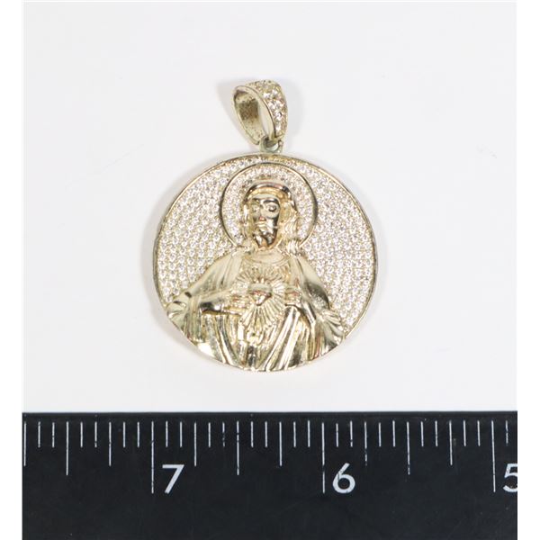 MAKER STAMPED JESUS PENDANT