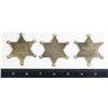 Image 1 : LOT OF 3 GMC SHERIFF BADGES