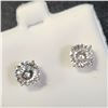 Image 2 : 14K WHITE GOLD LASER CUT WHITE MOISSANITE TEST