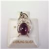 Image 1 : SILVER GARNET PENDANT
