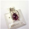 Image 2 : SILVER GARNET PENDANT