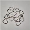 Image 1 : SILVER PACK OF 12 HEART PENDANT