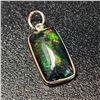 Image 2 : 10K YELLOW GOLD ENHANCED BLACK OPAL (1.8CT)