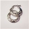 Image 2 : SILVER HOOP EARRINGS
