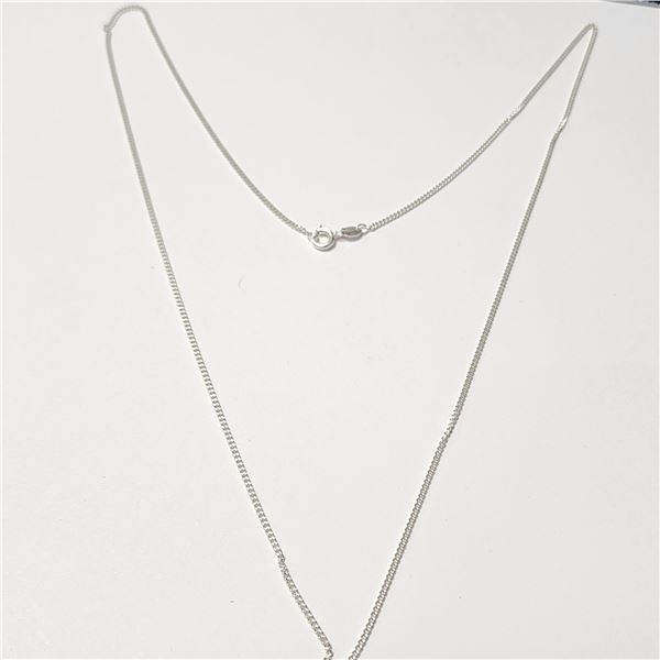 SILVER 3.5G 24" NECKLACE