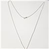 Image 1 : SILVER 3.5G 24" NECKLACE