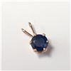 Image 2 : 14K YELLOW GOLD FILLED NATURAL SAPPHIRE (1CT)