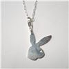 Image 1 : SILVER PLAY BOY 16" NECKLACE
