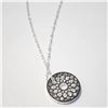 Image 3 : SILVER DIAMOND 16" NECKLACE