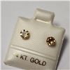 Image 3 : 14K YELLOW GOLD CITRINE(0.52CT) EARRINGS