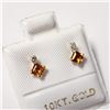 Image 2 : 10K YELLOW GOLD CITRINE(0.4CT) DIAMOND(0.06CT)