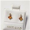 Image 3 : 10K YELLOW GOLD CITRINE(0.4CT) DIAMOND(0.06CT)