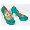 Image 1 : LE CHATEAU TEAL GREEN SUEDE HIGH HEEL PUMPS SIZE 8