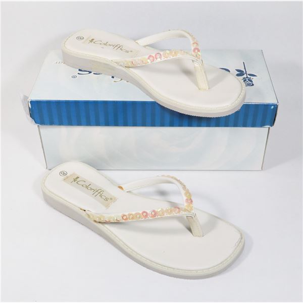 DISPLAY MODEL COLORIFFICS MEGAN BRIDAL FLIP FLOP