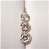 Image 1 : 10K YELLOW GOLD MOISSANITE(2.9CT) PENDANT
