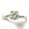 14K WHITE GOLD DIAMOND(1.08CT,SI1,YELLOWISH GREEN)