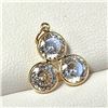 Image 2 : 10K YELLOW GOLD MOISSANITE(2.2CT) PENDANT