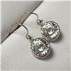 Image 2 : 14K WHITE GOLD MOISSANITE(2.4CT) EARRINGS