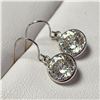 Image 3 : 14K WHITE GOLD MOISSANITE(2.4CT) EARRINGS