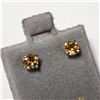 Image 2 : 14K YELLOW GOLD CITRINE(0.6CT) EARRINGS